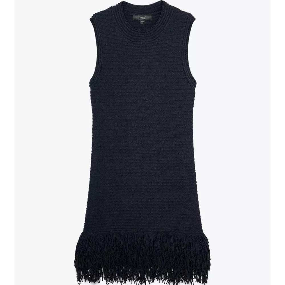 Zara checkered Knit Dress